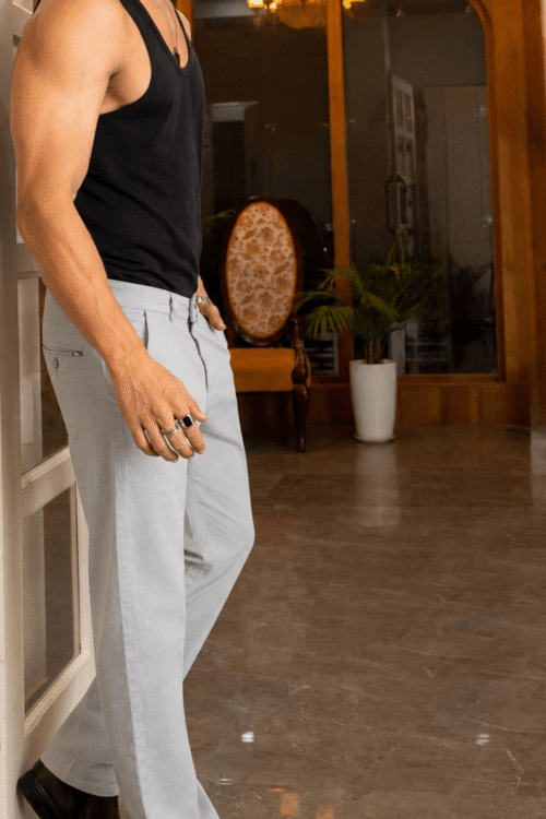 PREMIUM GREY CHINOS